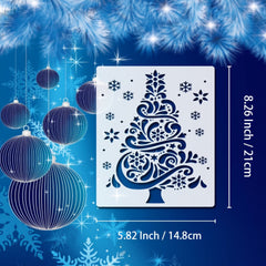 Holiday stencil for scrapbooking