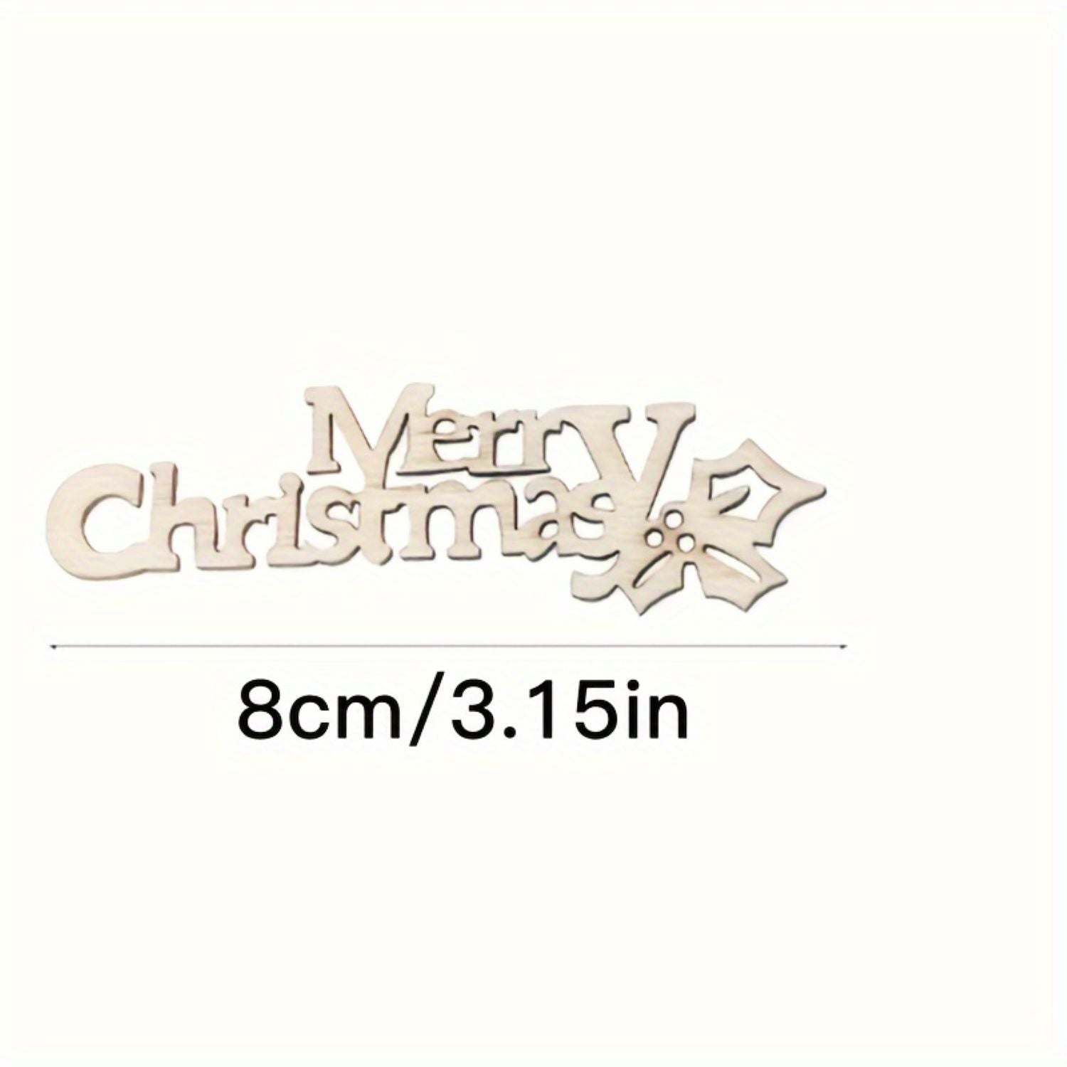 Rustic wooden ornaments