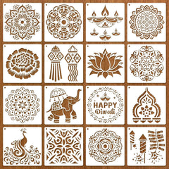 diwali rangoli stencils for painting on wood and diy crafts