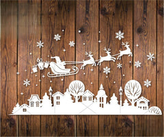 Window painting stencil Christmas