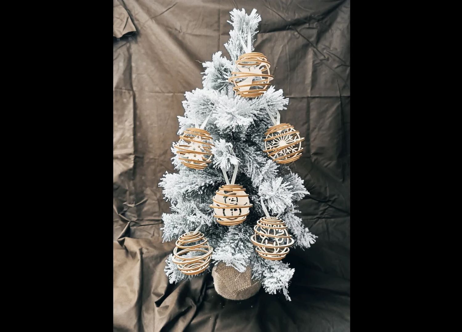 christmas home party wooden decorations