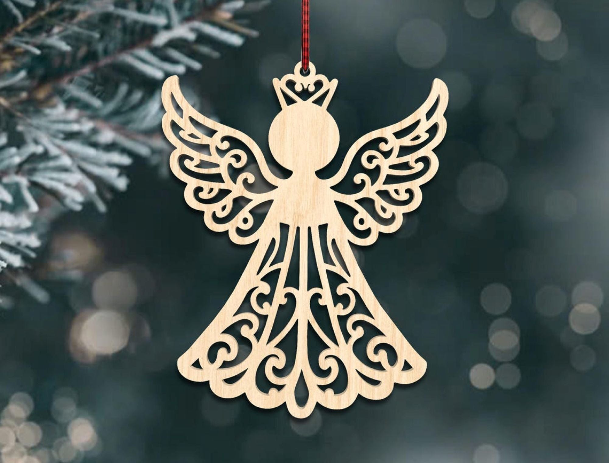 handmade angel ornament painting craft