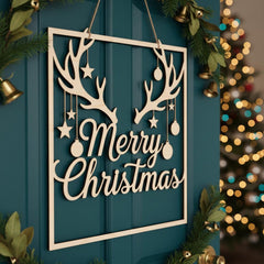 Christmas front door décor