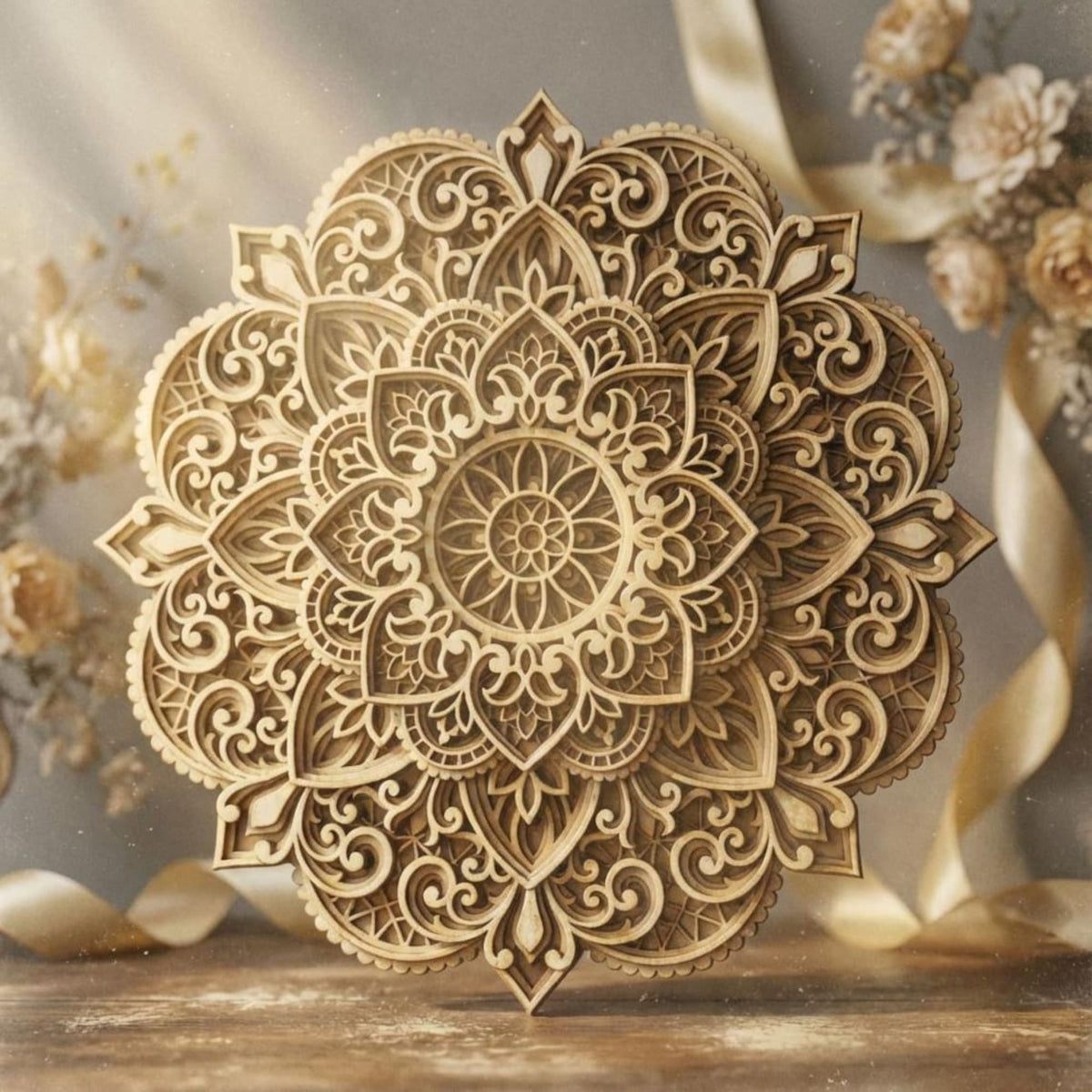 round mandala wall hanging for living room