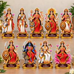 Navdurga 9 forms standing showpiece