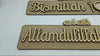 Cliths Wooden Islamic Wall Hanging Start With Bismillah End With Alhamdulillah for Muslim Home Decor & Gifts