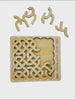 rectangular wooden mind challenge puzzle game