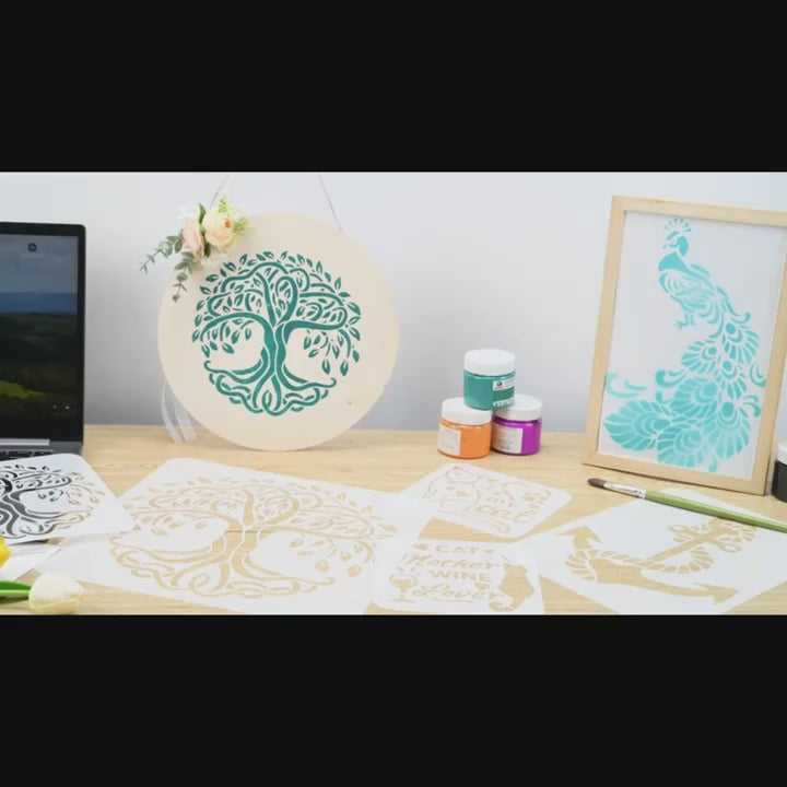 these stencils are washable, bendable