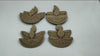 Cliths 12 Pcs Wooden Diya Cutouts for Diwali Decoration DIY Crafts Painting Rangoli Home Decor MDF Art Kit 4 Unique Designs Easy to Colour