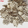 owl design wood cutouts for scrapbooking
