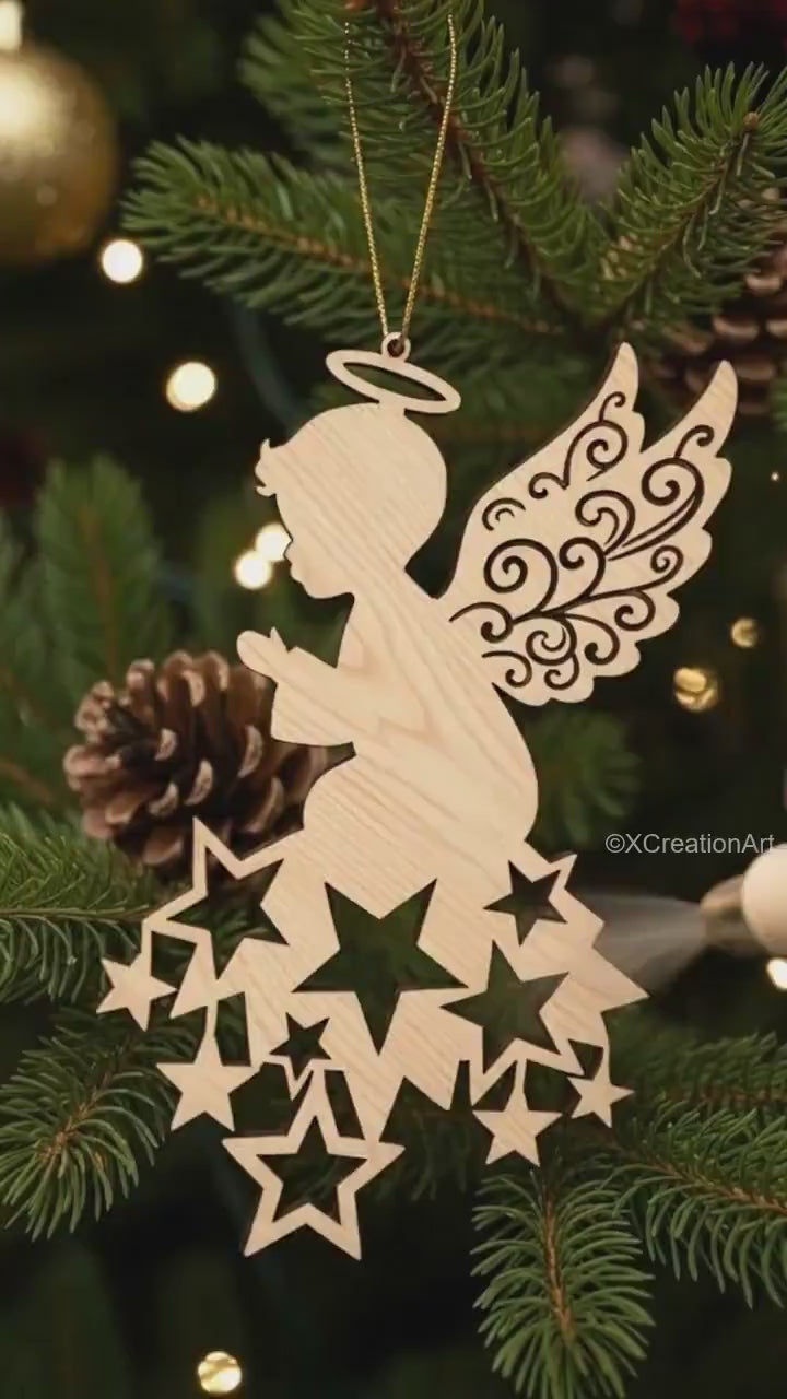 unfinished wooden ornament
