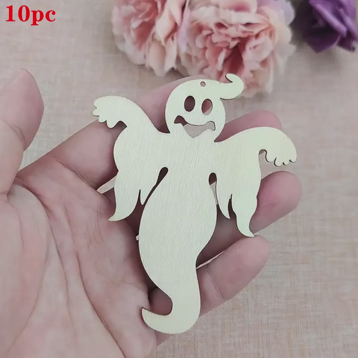 wooden Halloween shapes