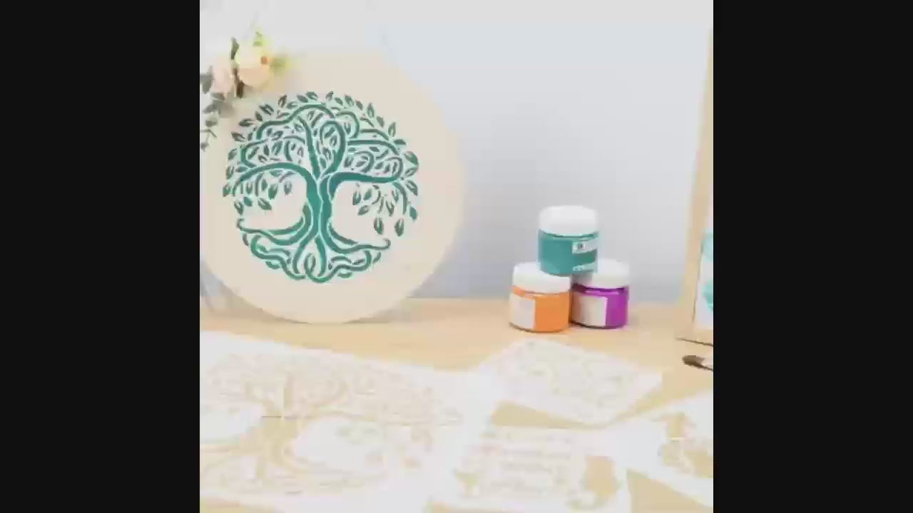 11.8 inch stencil for wall painting diy

