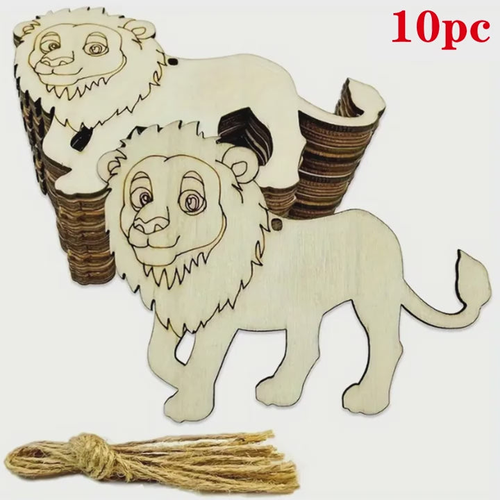 animal wood craft shapes
