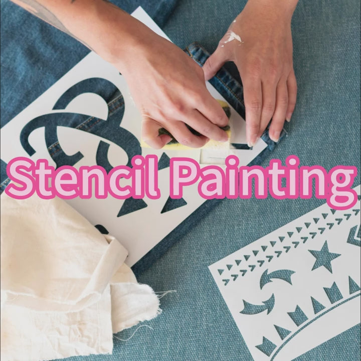 Stencil for painting on walls
