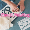Stencil for painting on walls
