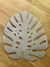 monstera leaf placemat