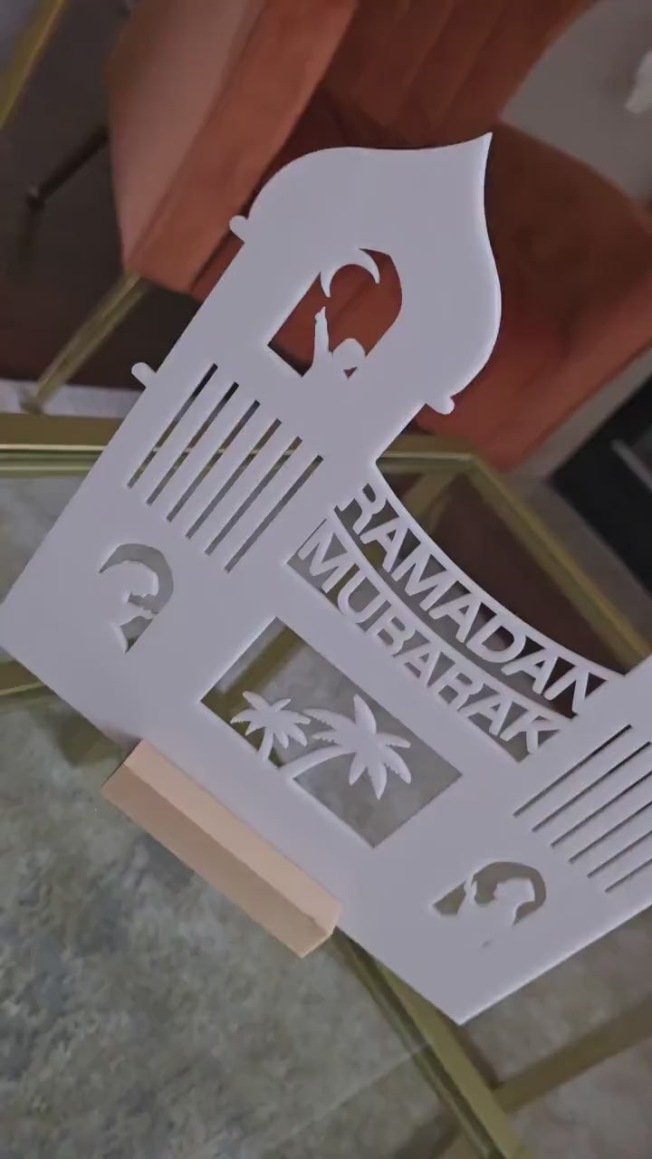 ramadan festive tabletop decor
