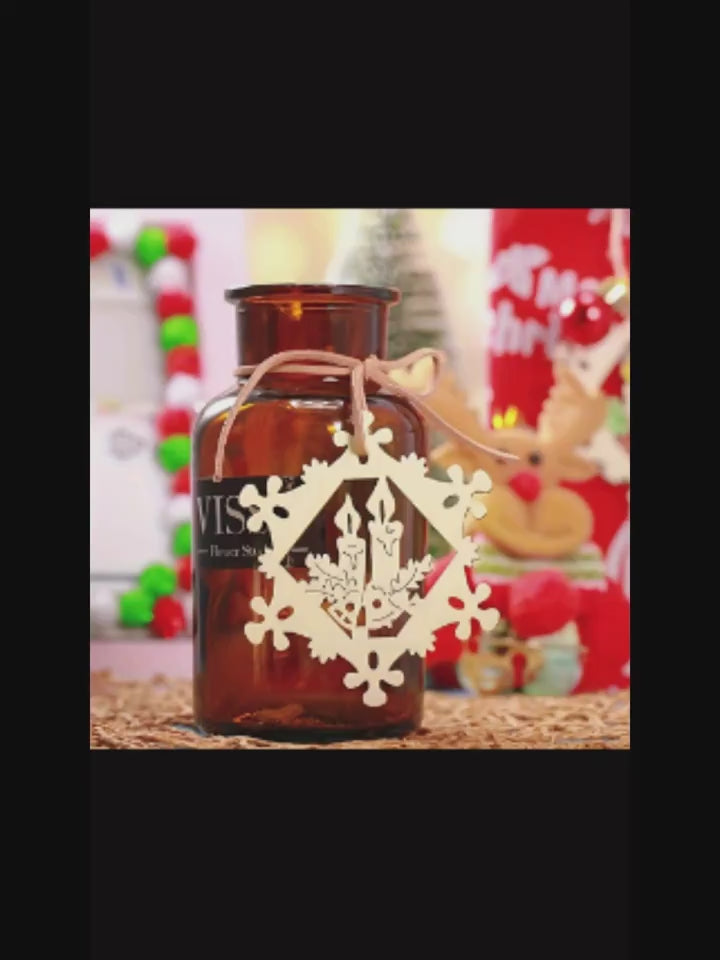 Christmas wooden decorations