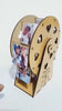 creative round photo holder for 8 pictures