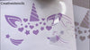 reusable floral border stencil for walls