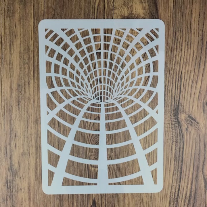 a4 reusable plastic stencil for diy crafts
