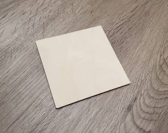 Wood Square for DIY Crafts