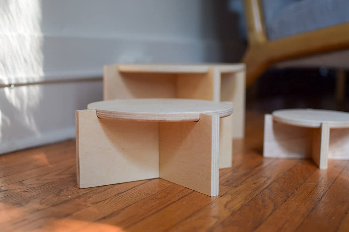 Whittlewud Wooden Modern Wood Plant Stand, Stylish Planter for Floor, Pot Stand for Indoor Plants for Balcony Wooden