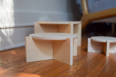 Whittlewud Wooden Modern Wood Plant Stand, Stylish Planter for Floor, Pot Stand for Indoor Plants for Balcony Wooden