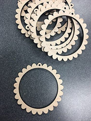Whittlewud Pack of 12 Circle and Square Small Loom, Weaving Loom Shape Loom, Weaving Frame Loom, Weaving Tools