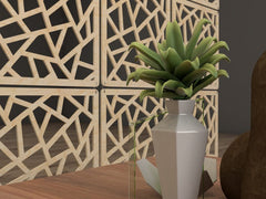 Whittlewud 11.4 Inch DIY Room Divider Partitions Separator 12 PCS Hanging Room Divider Partition