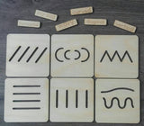 Cliths Montessori Stencils Tracing Boards Wooden Learn to Write Traditional Handwriting Activities