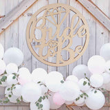 Whittlewud (14.2 In x 14.2) Bride to Be Sign, Bridal Shower Decoration, Bride to Be Banner, Wedding Party Photo Booth Props, Wood Cutout Sign for Wall Decoration Door Decoration Thickness 4mm…