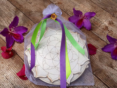 Cliths Pack of 4 Pcs Wooden Coaster Set Mandala, Mandala Wood Wall Art, Home Décor, Mandala Indian Art