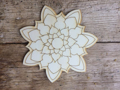 Cliths Pack of 4 Pcs Wooden Coaster Set Mandala, Mandala Wood Wall Art, Home Décor, Mandala Indian Art