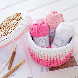 Cliths Natural Wooden Basket Bottom, 5.9 inch Circular Crochet Basket Wood Base for DIY Craft Knitting Weaving Supplies Making Home Decoration