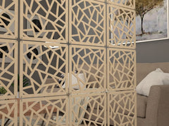 Whittlewud 11.4 Inch DIY Room Divider Partitions Separator 12 PCS Hanging Room Divider Partition