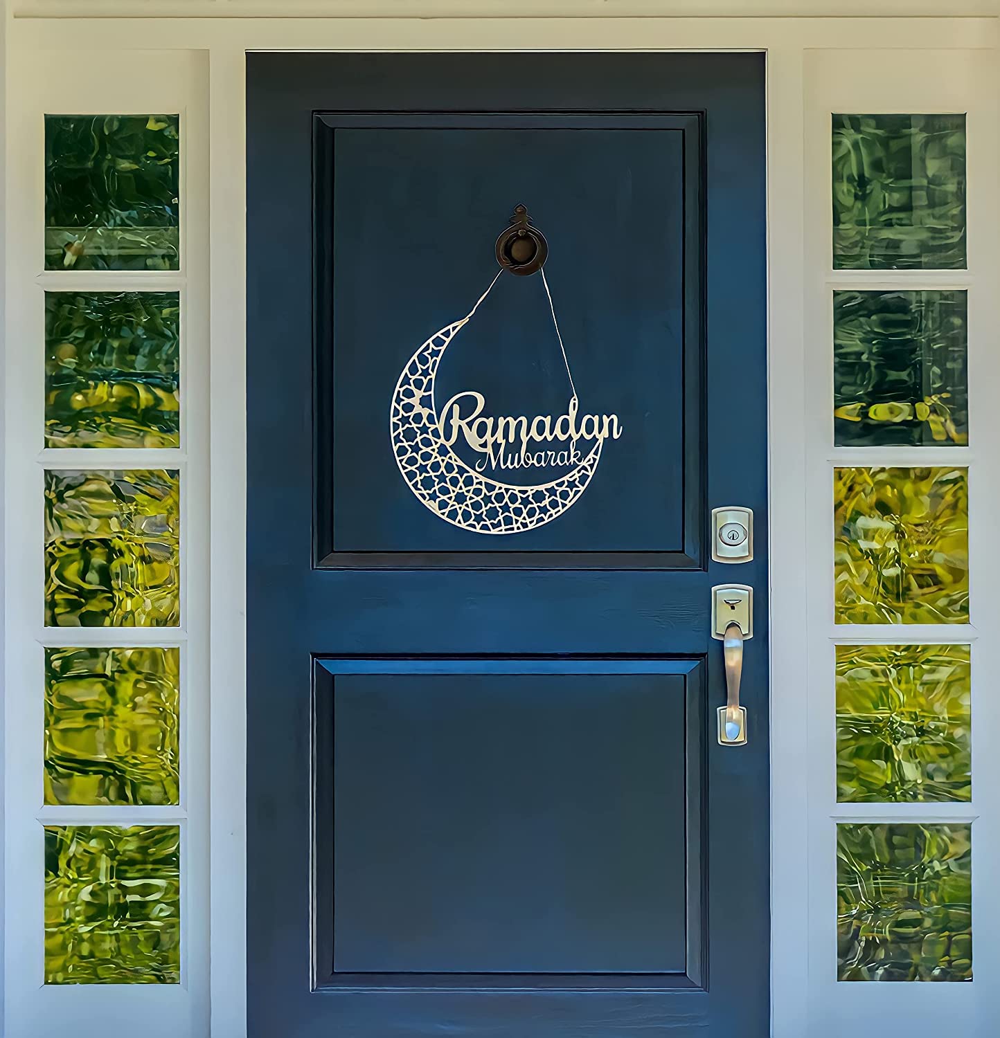 handmade ramadan fabric banners