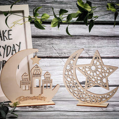ramadan wooden ornament
