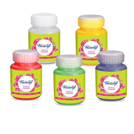 Fevicryl Fabric Colour Kit 10 Shades With 20ml For Cotton, Denim