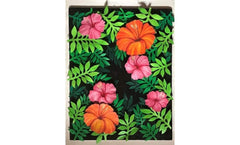 Fevicryl canvas painting Colour.