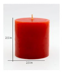 American-Elm Combo Pack of 3 Scented Rose Lemon & Strawberry Aroma Candles ( 2.5x2.5 Inch)