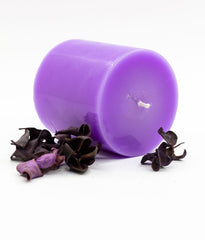 American-Elm Pack of 2 Scented Lavender Aroma Pillar Candle, Home decoration, Party, Diwali (2.5x2.5 Inch)