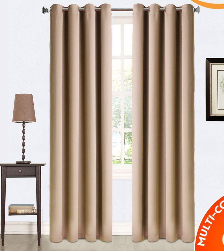 Camel Colored Curtains Brillant Blackout Blackout Sunshade Curtain