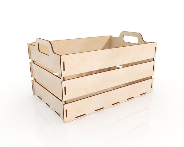 wooden open box for craft