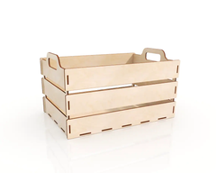 AmericanElm Handmade Open Wooden Jewellery Box for Women Wooden Jewellery Organizer | Wooden Tray | Wooden Storage Multipurpose | Crate with Handles (Small)