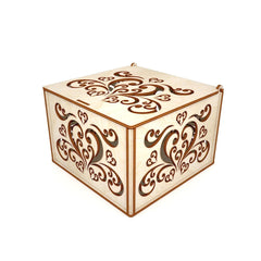 wooden box for home decor