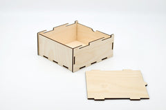 AmericanElm Pack of 2 Handcarved Jewellery Box Jewel Storage Organizer Great Gift Ideas