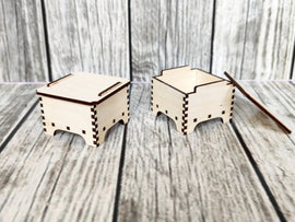 wooden box for craft