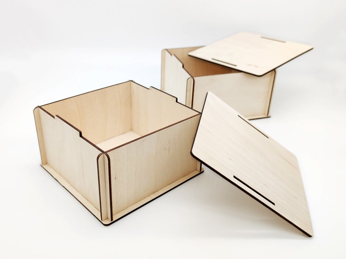 Wooden box for jewellery